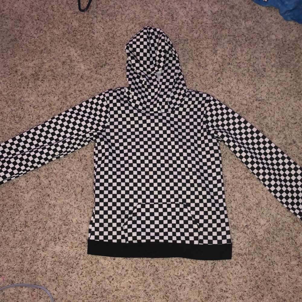 Full tilt extra large checkered vans hoodie